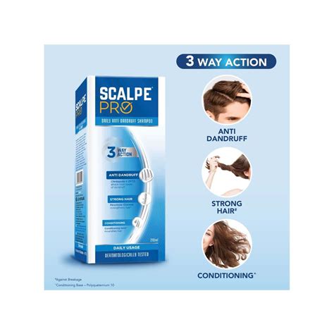 Buy SCALPE PRO ANTI-DANDRUFF SHAMPOO 210ML Online & Get Upto 60% OFF at ...