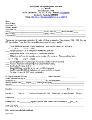 Fillable Online pspa.netwp-contentuploadsPennsylvania Society of ...