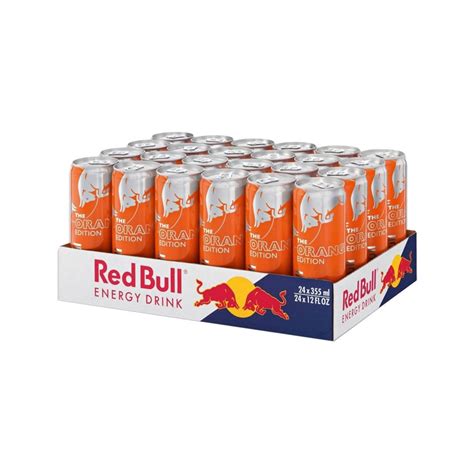 Red Bull Orange Edition 25cl (pack de 12) - selfdrinks.com
