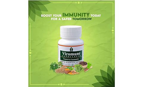 Buy Viromune Ayurvedic Immunity Booster Capsules Antioxidant Properties ...