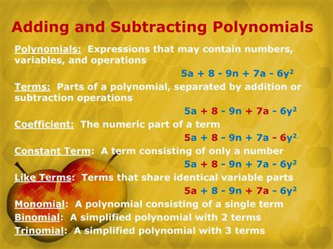Image result for Subtracting Polynomials Examples