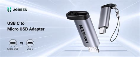 UGREEN USB C to Micro USB Adapter 2 Pack Type C Female to Micro Male ...