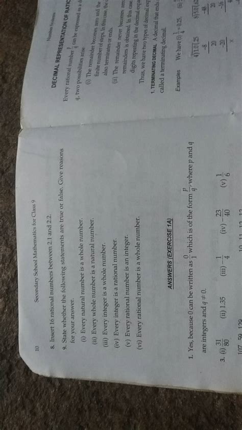 Difference Between Terminating and All Decimal Form 的图像结果