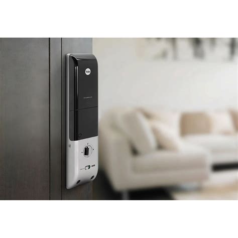 YDM 4109 (Roller Latch) Smart Lock, Black , Without Handle – Yale India