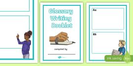 Glossary Booklet (teacher made) - Twinkl