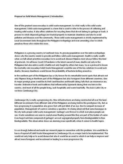 Image result for Solid Waste Management Advocacy Script