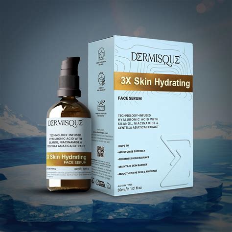 Dermisque 3X Skin Hydrating Face Serum 30 ml | Formulated in USA ...