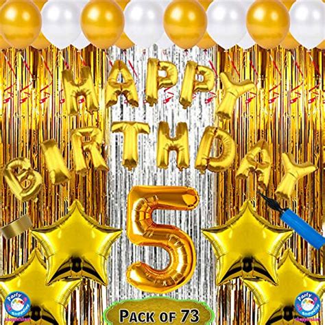 Buy Shopperskart birthday decoration items 5th birthday theme ...