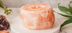 Himalayan Salt Candle Holder | For Better Sleep and De-Stress