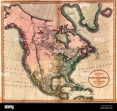 United states map 1800s hi-res stock photography and images - Alamy