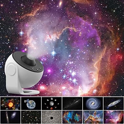 Star Projector, Home Planetarium Galaxy Projector for Bedroom, 12 in 1 ...