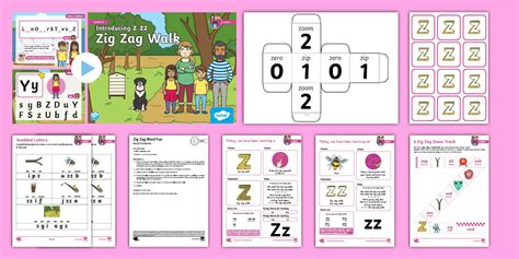 'z' and 'zz' Phonics Lesson Pack - Level 3 Week 2 Lesson 2