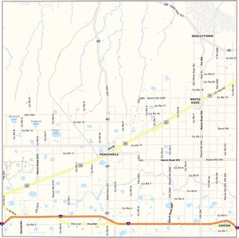 Carson County Map, Texas - US County Maps