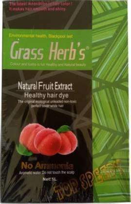 Grass Herbs Natural Fruit Extract Healthy Hair Dye , Black , Black ...