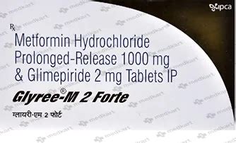 GLYREE M 2MG FORTE TABLET 10'S Price, Uses, Side Effects & Substitutes ...