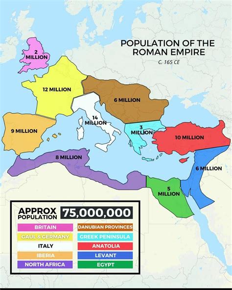 Roman Empire cities mapped - Vivid Maps