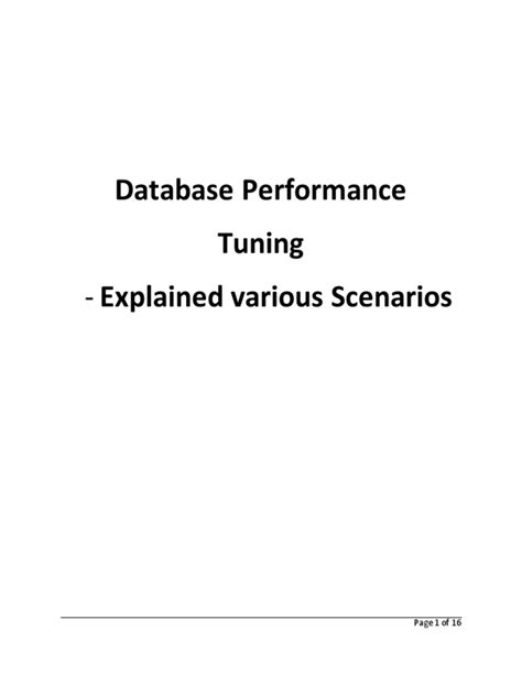 Image result for Database Performance Tuning Tips