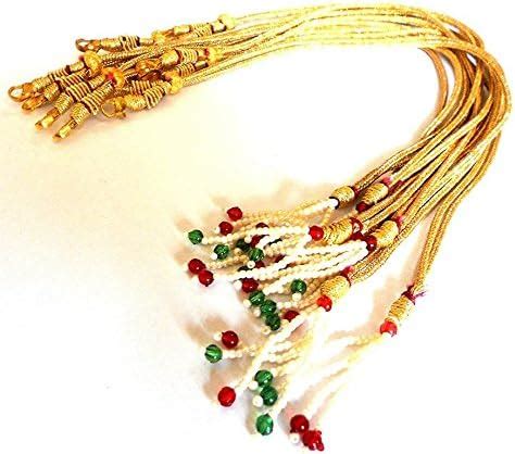 GOELX Designer Back Rope Dori for Necklace, Connecting Dori for ...