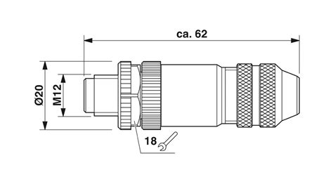 SACC-M12MSB-5CON-PG9 SH AU - Data connector - 1507764 | Phoenix Contact