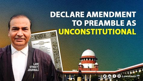 Judicial activist Ashwini Upadhyay asks SC to declare amendment to ...
