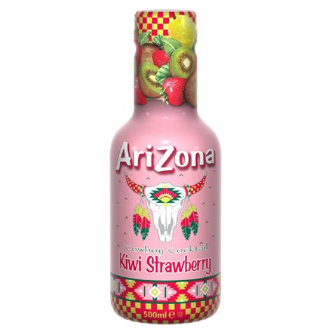 Arizona Cocktail Juice Kiwi & Strawberry 500 ml | Candy Snack Experts