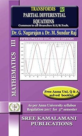 Transforms and partial differential equations- Maths 3 eBook : Ganavel ...