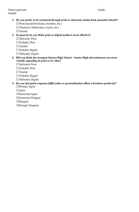 CS Questionnaire - English - Studocu