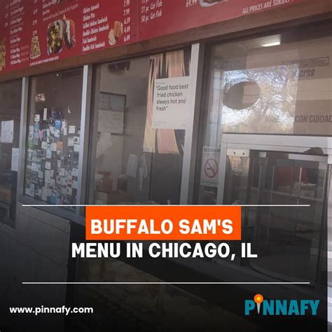 Buffalo Sam's Menu with Prices - 508 S Kostner Ave, Chicago, IL 60624 ...