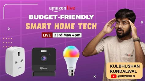 Watch Budget Friendly Smart Home Tech on Amazon Live