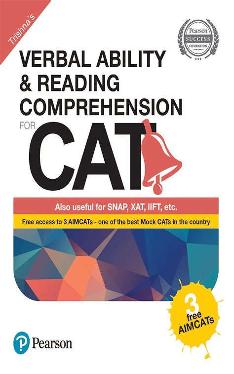 Verbal Ability and Reading Comprehension for CAT by Pearson(with 3 Free ...