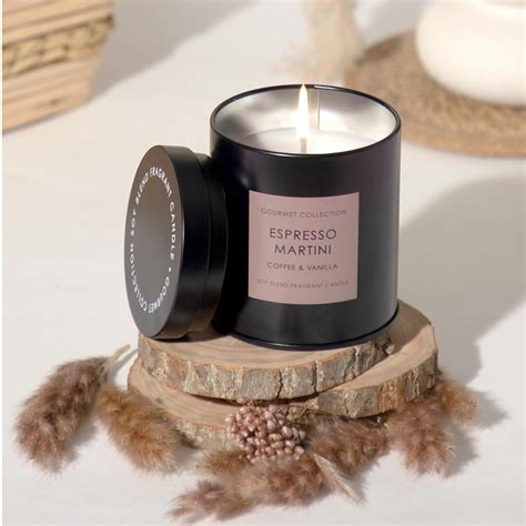 Anko Expresso Martini Gourmet Scented Candle with Metal lid | Soy Wax ...