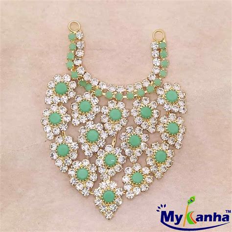 Buy Beautiful Leaf Pattern Heavy Haar for Laddu Gopal Ji (Green) at ...