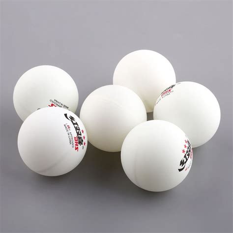 Buy New 1 Boxes 6Pcs 3 Stars Olympic Game Table Tennis White Ping Pong ...
