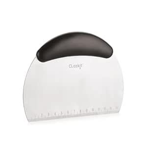 Buy Clazkit Stainless Steel Scraper | Dough Cutter Chopper | Smoother ...