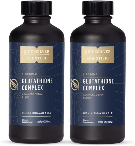Buy Quicksilver Scientific Liposomal Glutathione Complex - Cleansing ...