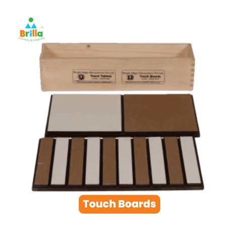 Montessori Touch Boards for Tactile sense with Training Video. – Brilla ...