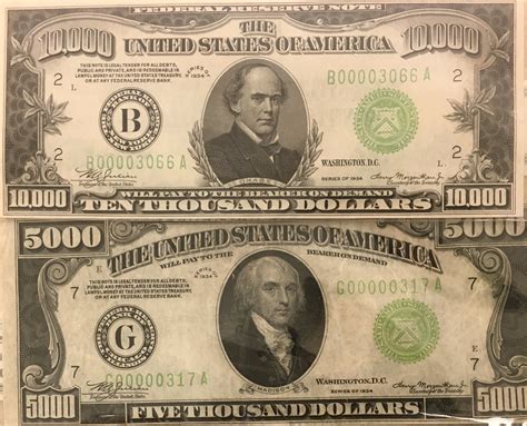 Real 10000 Dollar Bill