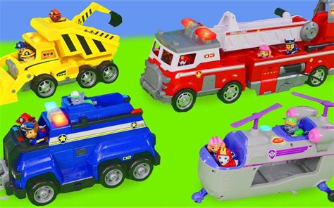 挖掘机，消防车，警车和儿童垃圾车&能让男孩子安静下来的动画片_哔哩哔哩 (゜-゜)つロ 干杯~-bilibili