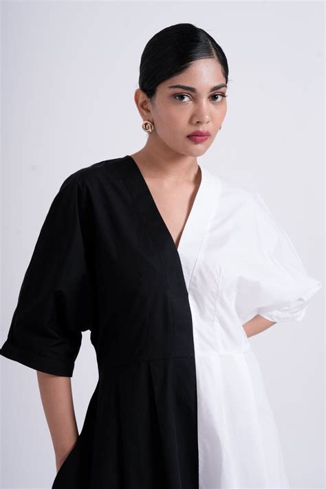 Buy Split-hue Dress Online - Ciceroni