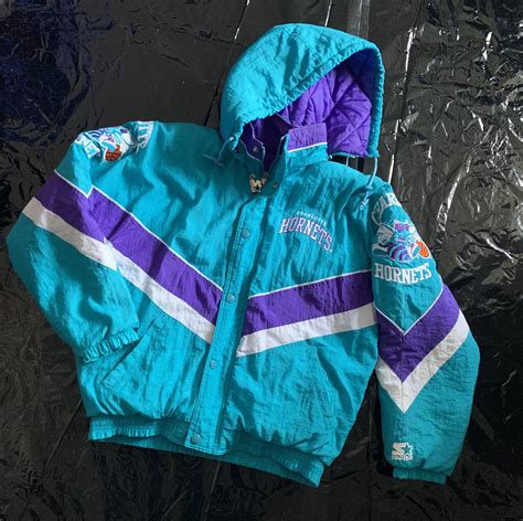 Buy 90s charlotte hornets starter jacket Flash Sales