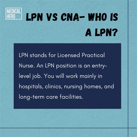 Everything You Should Know About LPN Vs CNA