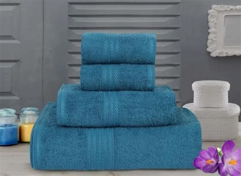Bombay Dyeing Tulip Towel Set - Luxurious Set of 1 Bath Towel, 2 Hand ...