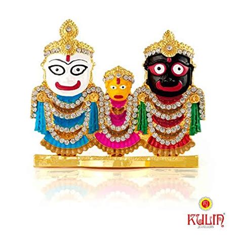 Buy Kulin Lord Jagannath, Balabhadra, Subhadra Idol for Home Decor ...