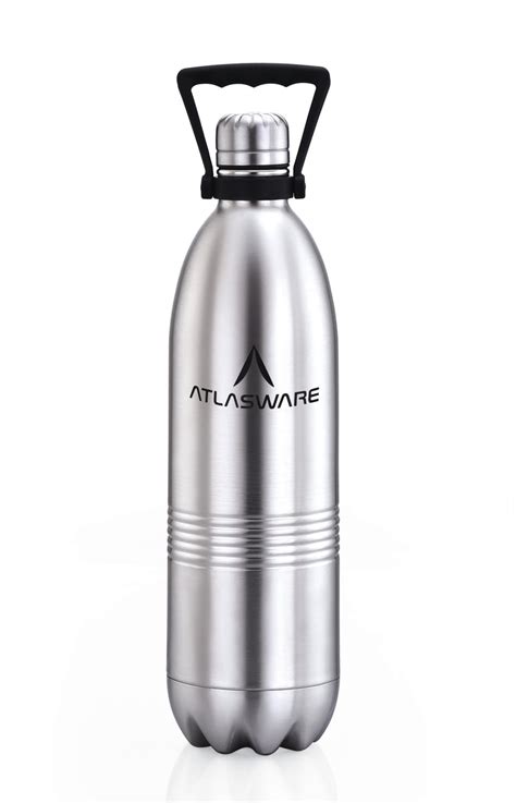 Stainless Steel Hot and Cold Vacuum Bottle - Matt Steel Finish ...
