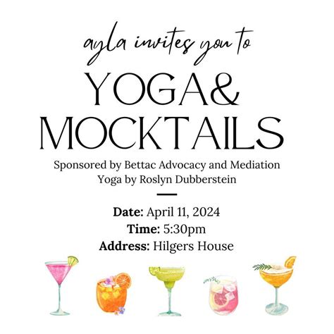 Yoga & Mocktails, 712 W. 16th St. , Austin, TX, United States, Texas ...
