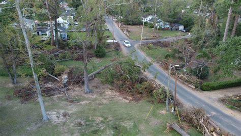A bird's eye view of Hurricane Helene damage in Augusta area