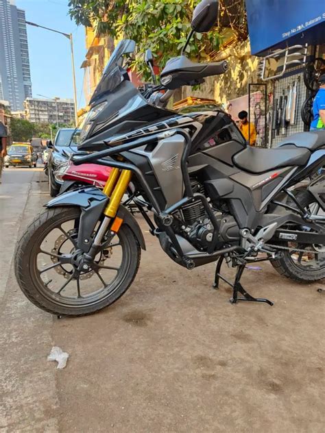 HONDA CB 200X/NX200 CRASH GUARD WITH 4 SLIDERS | Thebikersbhai.com