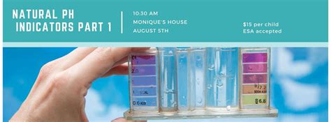 Natural PH Indicators part 1, San Tan Valley, 12 August 2024 | AllEvents