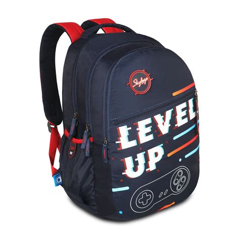 Skybags Shield "01 School Backpack Navy"