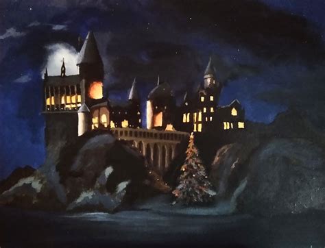 Image result for Hogwarts Acrylic Tutorial